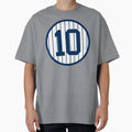 Phil Rizzuto 10 Jersey Number T-Shirt - Graphic Print for Adults - T-Shirt, Sweatshirt, Hoodie