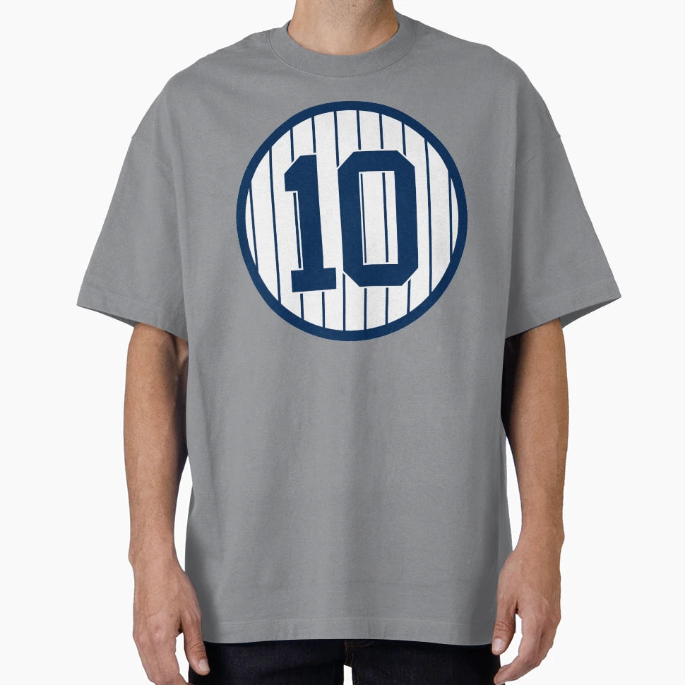 Phil Rizzuto 10 Jersey Number T-Shirt - Graphic Print for Adults - T-Shirt, Sweatshirt, Hoodie