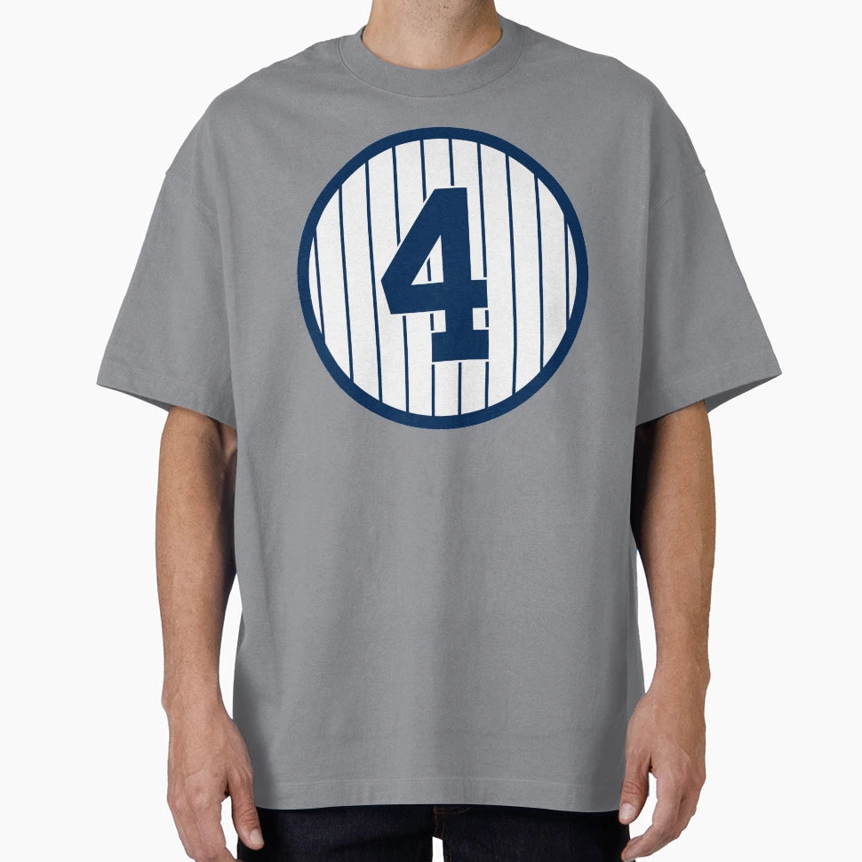 Lou Gehrig 4 Jersey Number T-Shirt - Trendy Graphic Men Women - T-Shirt, Sweatshirt, Hoodie