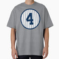 Lou Gehrig 4 Jersey Number T-Shirt - Trendy Graphic Men Women - T-Shirt, Sweatshirt, Hoodie
