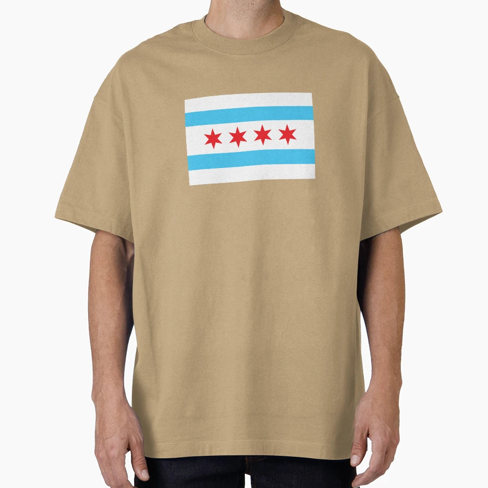 Chicago Flag T-Shirt - Casual Everyday Wear for Adults - T-Shirt, Sweatshirt, Hoodie