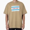 Chicago Flag T-Shirt - Casual Everyday Wear for Adults - T-Shirt, Sweatshirt, Hoodie