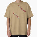 Baseball Lace Stitches T-Shirt - Minimalist Print Unisex - T-Shirt, Sweatshirt, Hoodie