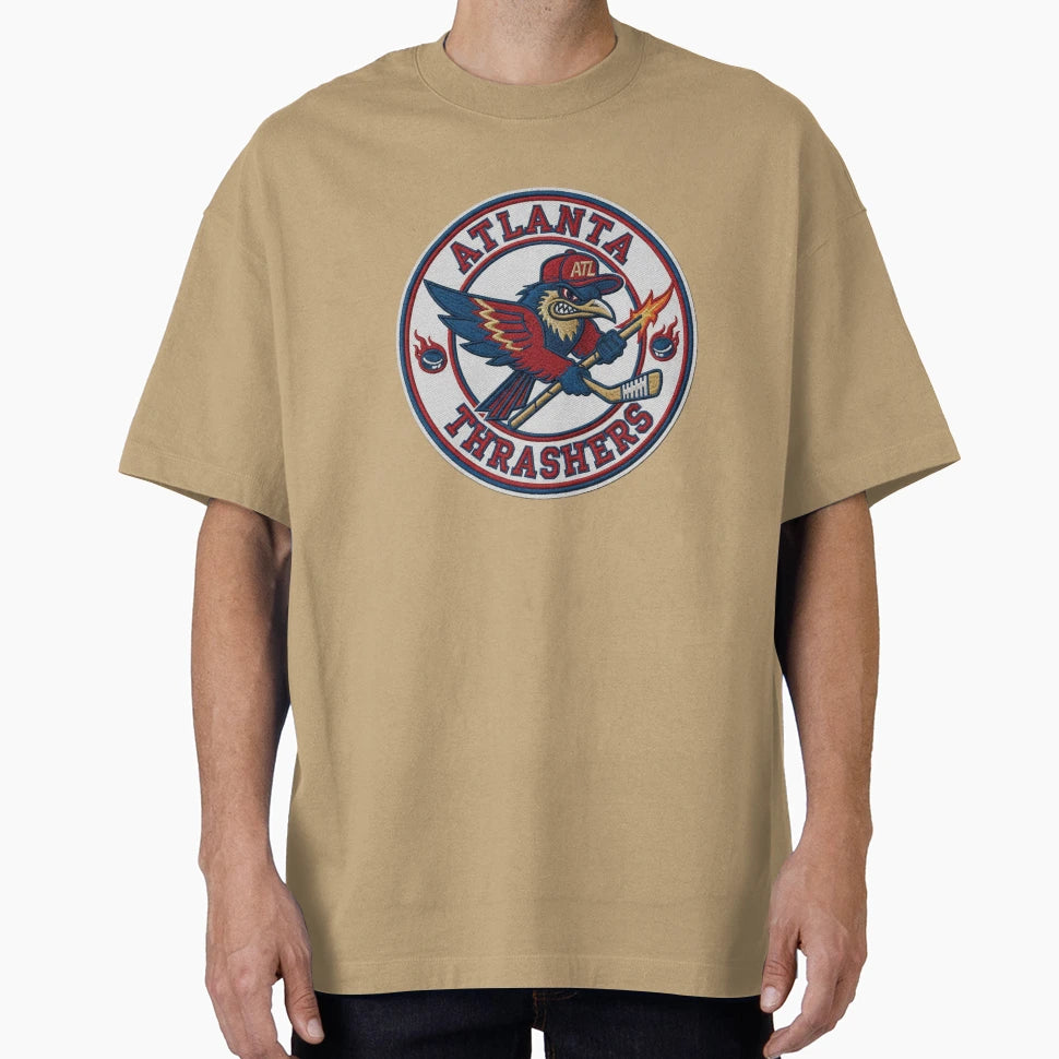 Atlanta Thrashers Hockey Team Logo T-Shirt - Streetwear Style Men Women - T-Shirt, Sweatshirt, Hoodie