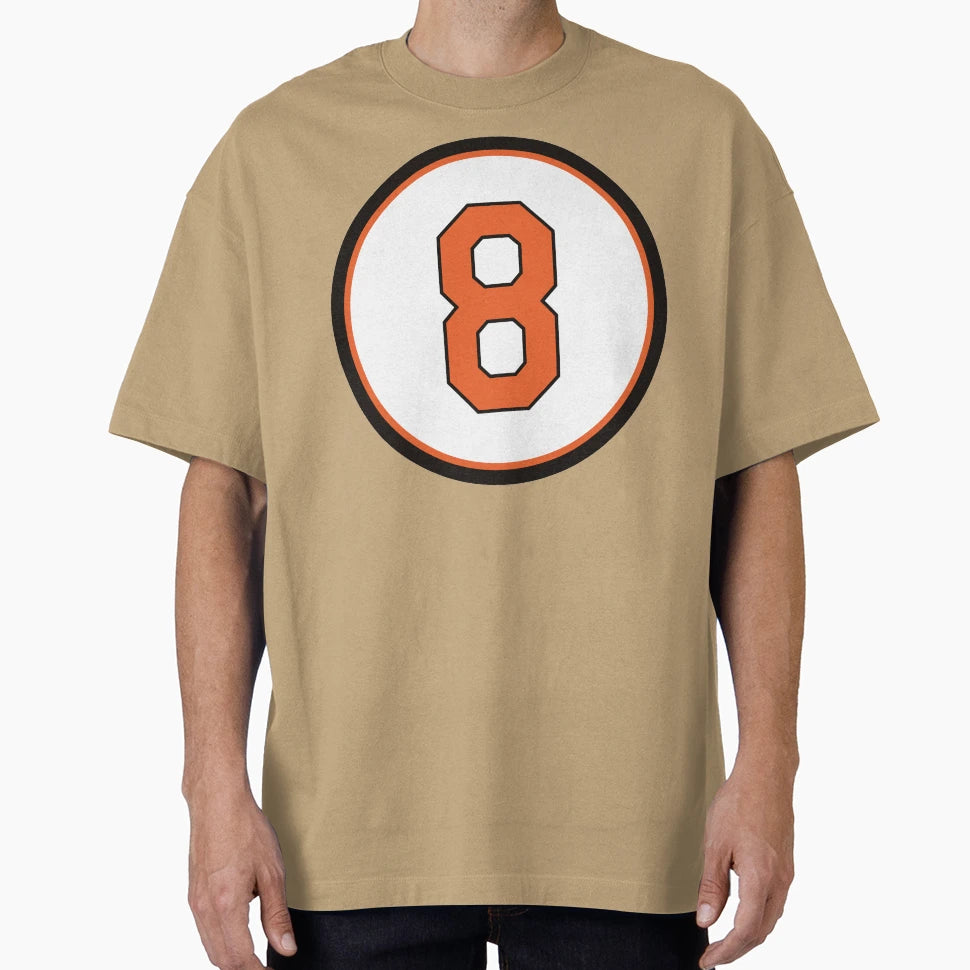 Cal Ripken Jr 8 Jersey Number T-Shirt - Unique Graphic Unisex - T-Shirt, Sweatshirt, Hoodie