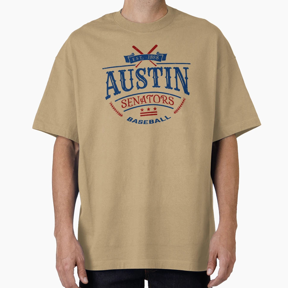 Austin Texas Old Tyme Senators T-Shirt - Casual Everyday Wear Men Women - T-Shirt, Sweatshirt, Hoodie