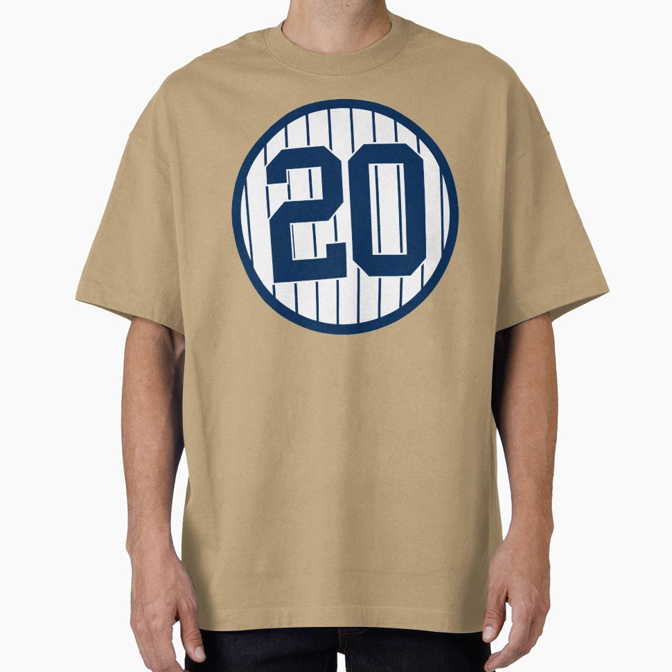 Jorge Posada 20 Jersey Number T-Shirt - Unique Graphic Unisex - T-Shirt, Sweatshirt, Hoodie