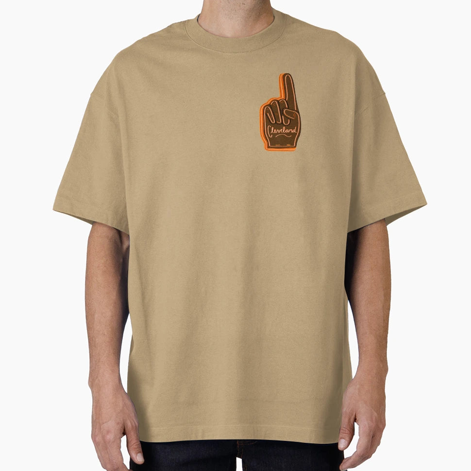 Cleveland Browns Foam Finger T-Shirt - Aesthetic Graphic Men Women - T-Shirt, Sweatshirt, Hoodie