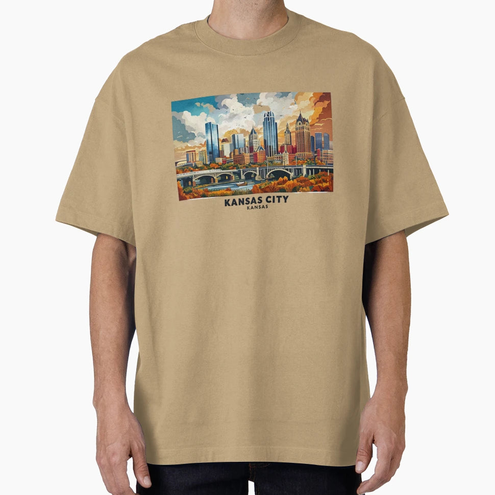 Vibrant Kansas City T-Shirt - Novelty Apparel Men Women - T-Shirt, Sweatshirt, Hoodie