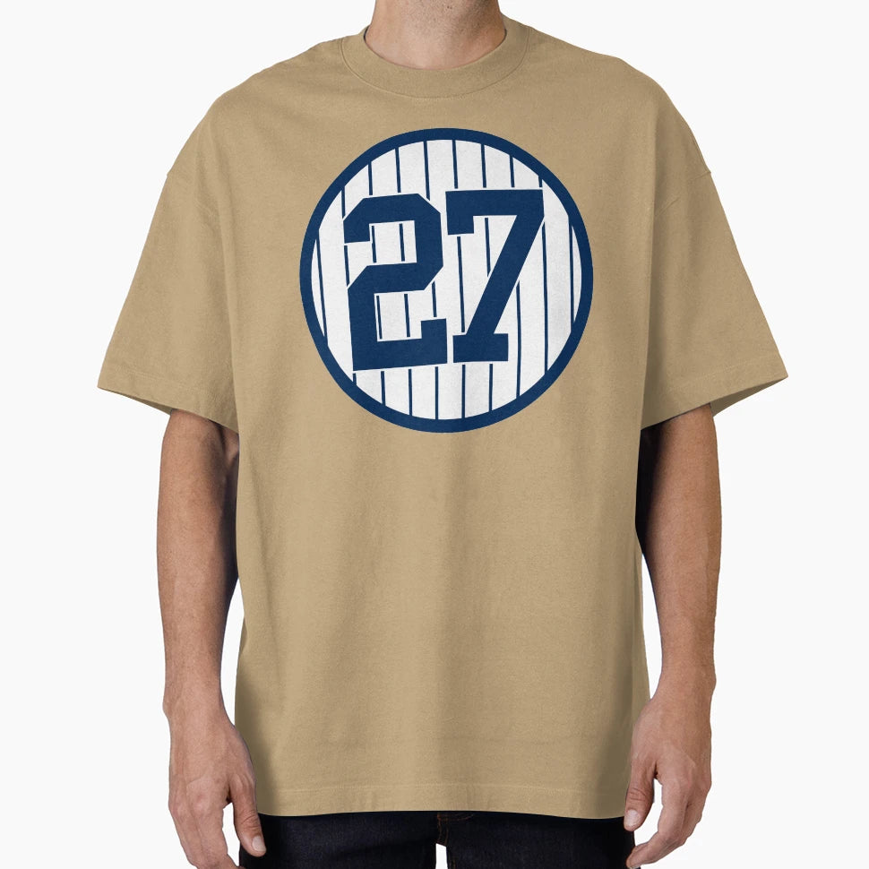 Giancarlo Stanton 27 Jersey Number T-Shirt - Graphic Print for Adults - T-Shirt, Sweatshirt, Hoodie