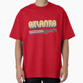 Atlanta Ga City Stripes T-Shirt - Minimalist Print Unisex - T-Shirt, Sweatshirt, Hoodie