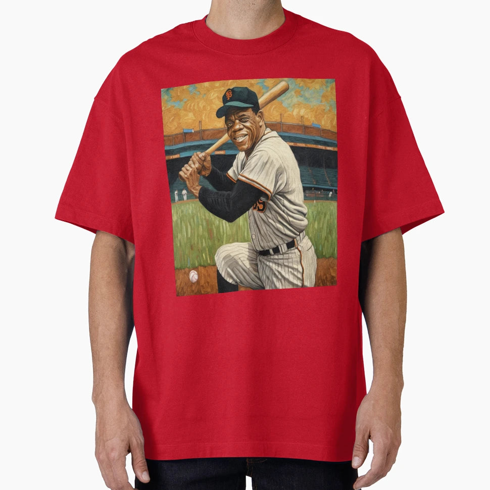 Legendary Willie Mays T-Shirt - Casual Everyday Wear for Adults - T-Shirt, Sweatshirt, Hoodie