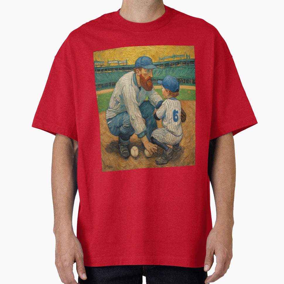 Generations Baseball Love From Father To T-Shirt - Custom Art Print Unisex - T-Shirt, Sweatshirt, Hoodie