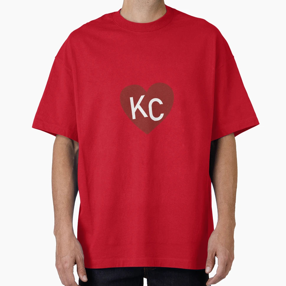 Kc Heart T-Shirt - Custom Art Print Men Women - T-Shirt, Sweatshirt, Hoodie