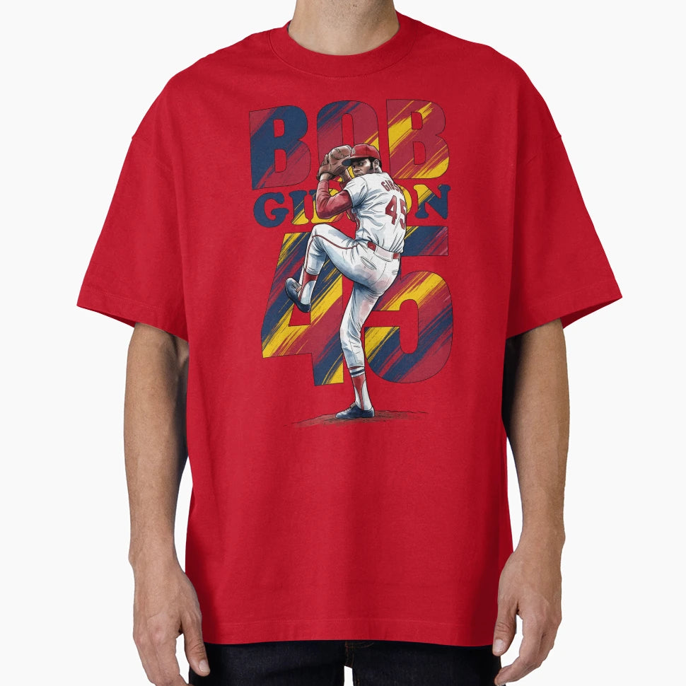 Bob Gibson 45 St Louis Baseball Legend T-Shirt - Fun Novelty Design Unisex - T-Shirt, Sweatshirt, Hoodie