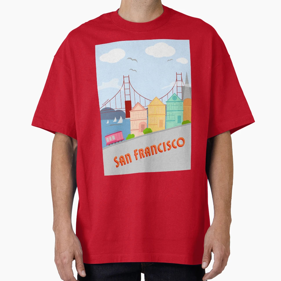 San Francisco T-Shirt - Fun Novelty Design Men Women - T-Shirt, Sweatshirt, Hoodie