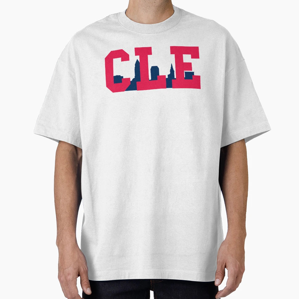 Cle Skyline Baseball T-Shirt - Novelty Apparel Men Women - T-Shirt, Sweatshirt, Hoodie