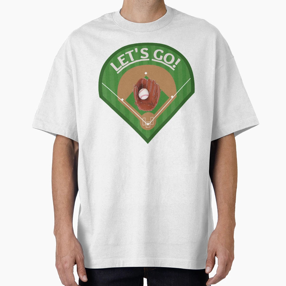 Baseball Lets Go Spring Season T-Shirt - Fun Novelty Design for Adults - T-Shirt, Sweatshirt, Hoodie