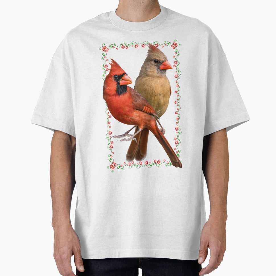 Mr And Mrs Northern Cardinal T-Shirt - Graphic Print Men Women - T-Shirt, Sweatshirt, Hoodie