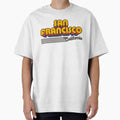 San Francisco California Stripes T-Shirt - Trendy Graphic Unisex - T-Shirt, Sweatshirt, Hoodie