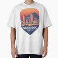 San Diego Badge T-Shirt - Casual Everyday Wear Unisex - T-Shirt, Sweatshirt, Hoodie