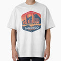 San Diego California Badge T-Shirt - Unique Graphic Men Women - T-Shirt, Sweatshirt, Hoodie