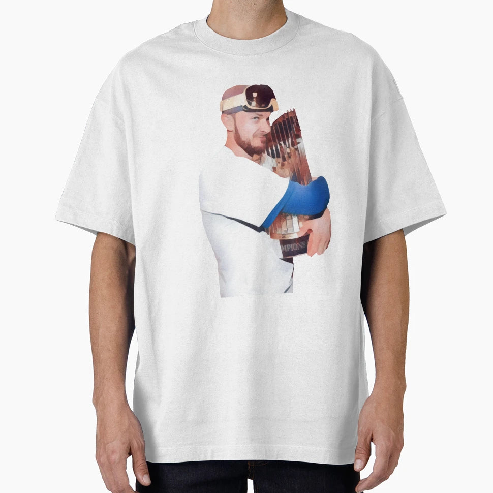 Kb Trophy Hug T-Shirt - Minimalist Print for Adults - T-Shirt, Sweatshirt, Hoodie