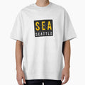 Sea Seattle Airport Code T-Shirt - Unique Graphic Men Women - T-Shirt, Sweatshirt, Hoodie