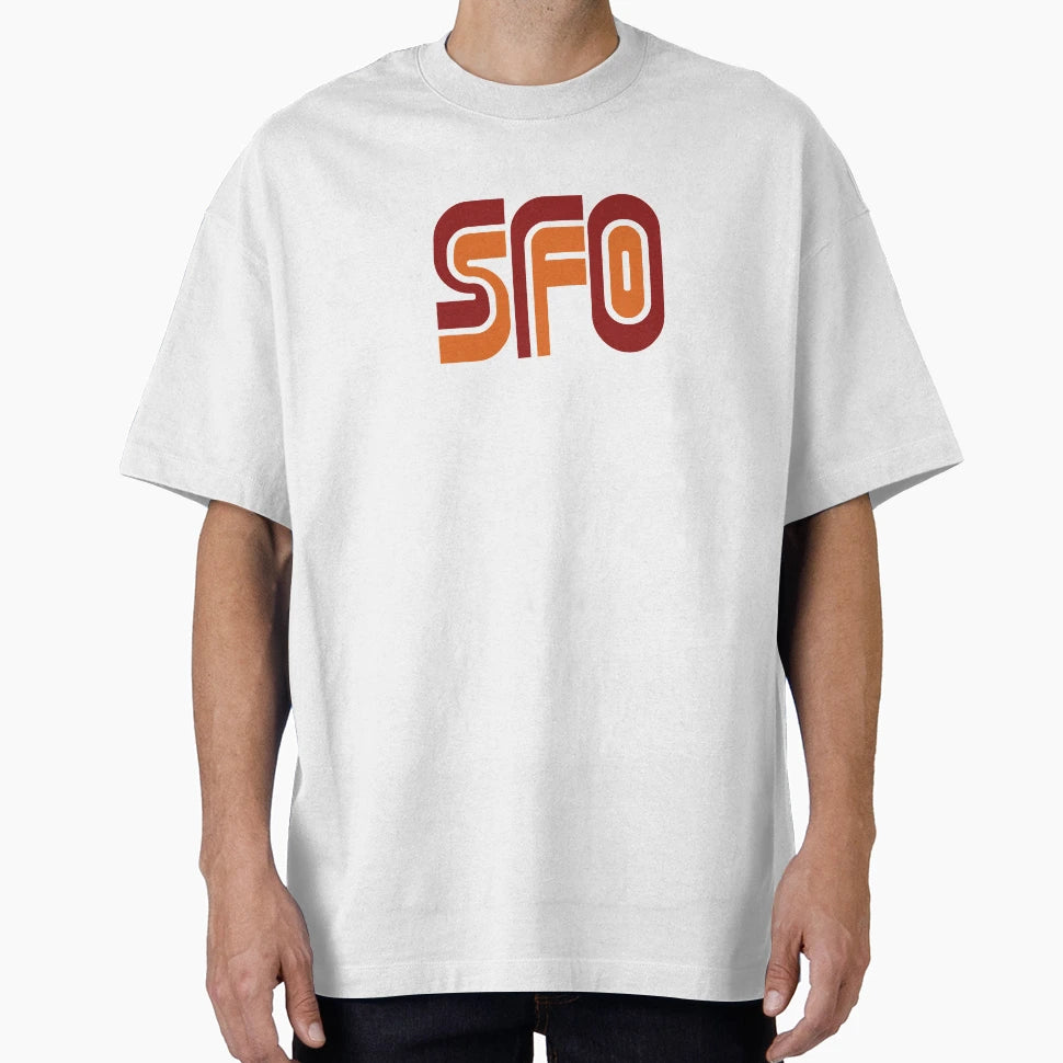 Sfo San Francisco Muni Lettering T-Shirt - Trendy Graphic Unisex - T-Shirt, Sweatshirt, Hoodie