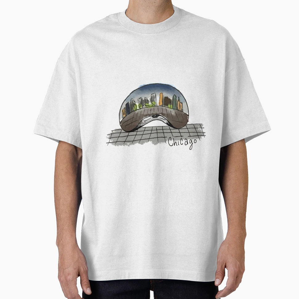 Chicago T-Shirt - Aesthetic Graphic for Adults - T-Shirt, Sweatshirt, Hoodie