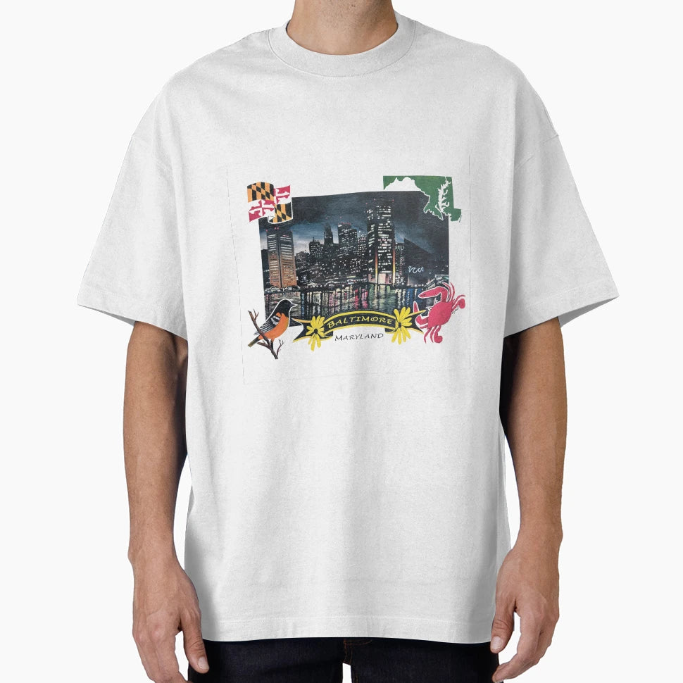 Baltimore Maryland T-Shirt - Aesthetic Graphic Men Women - T-Shirt, Sweatshirt, Hoodie