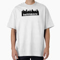 Baltimore Skyline T-Shirt - Trendy Graphic for Adults - T-Shirt, Sweatshirt, Hoodie