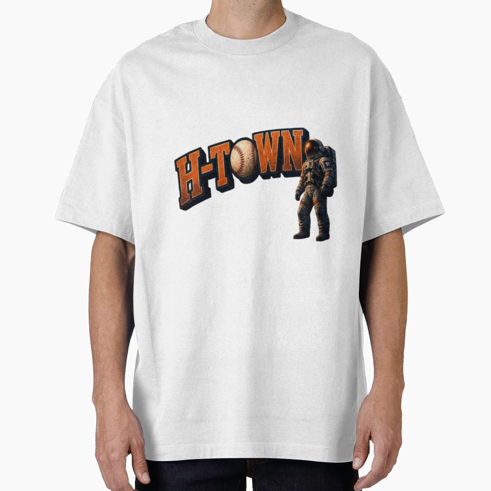 H Town Baseball Houston T-Shirt - Casual Everyday Wear Unisex - T-Shirt, Sweatshirt, Hoodie