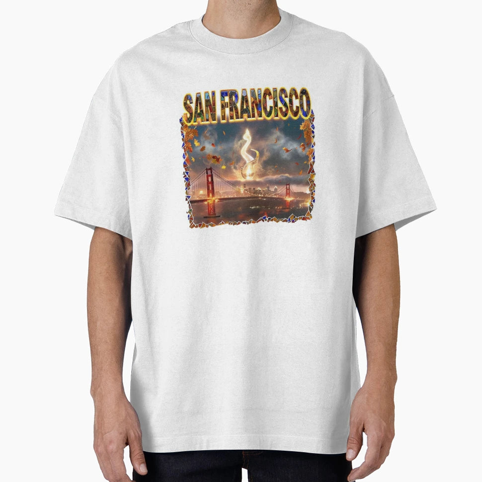 San Francisco Mystic Glow Reloaded T-Shirt - Fun Novelty Design for Adults - T-Shirt, Sweatshirt, Hoodie