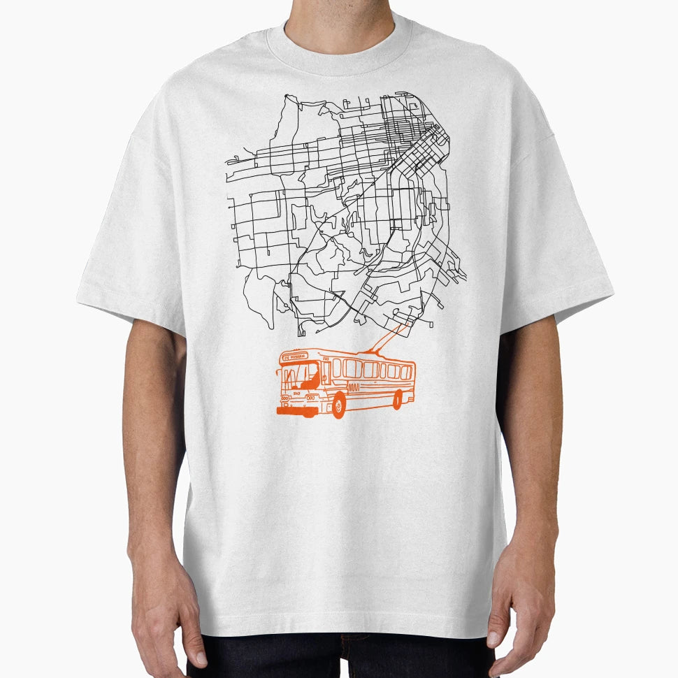 Muni Bus T-Shirt - Casual Everyday Wear for Adults - T-Shirt, Sweatshirt, Hoodie