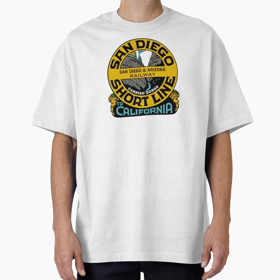 San Diego Arizona Railway Carriso Gorge T-Shirt - Aesthetic Graphic Unisex - T-Shirt, Sweatshirt, Hoodie