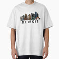 Detroit Skyline T-Shirt - Fun Novelty Design Men Women - T-Shirt, Sweatshirt, Hoodie