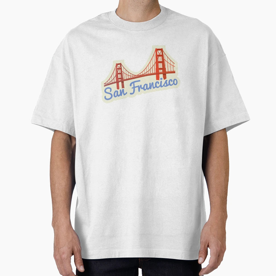 San Francisco Golden Gate Bridge T-Shirt - Novelty Apparel Unisex - T-Shirt, Sweatshirt, Hoodie