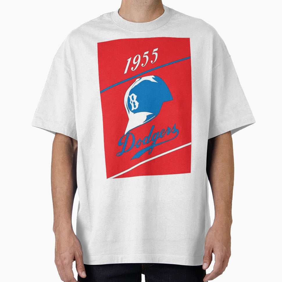 1955 Brooklyn Dodgers T-Shirt - Aesthetic Graphic for Adults - T-Shirt, Sweatshirt, Hoodie