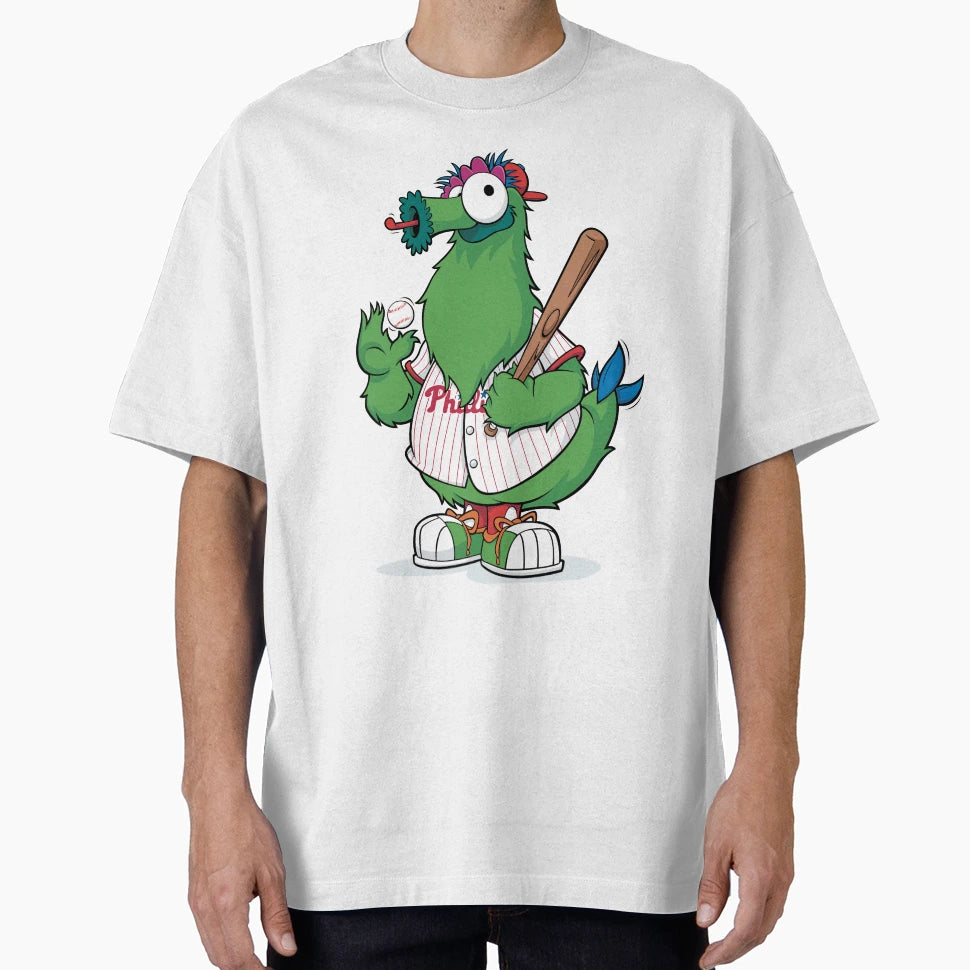 Mascot Phillie Phanatic Philadelphia T-Shirt - Novelty Apparel for Adults - T-Shirt, Sweatshirt, Hoodie