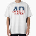 Number 40 Usa T-Shirt - Novelty Apparel for Adults - T-Shirt, Sweatshirt, Hoodie