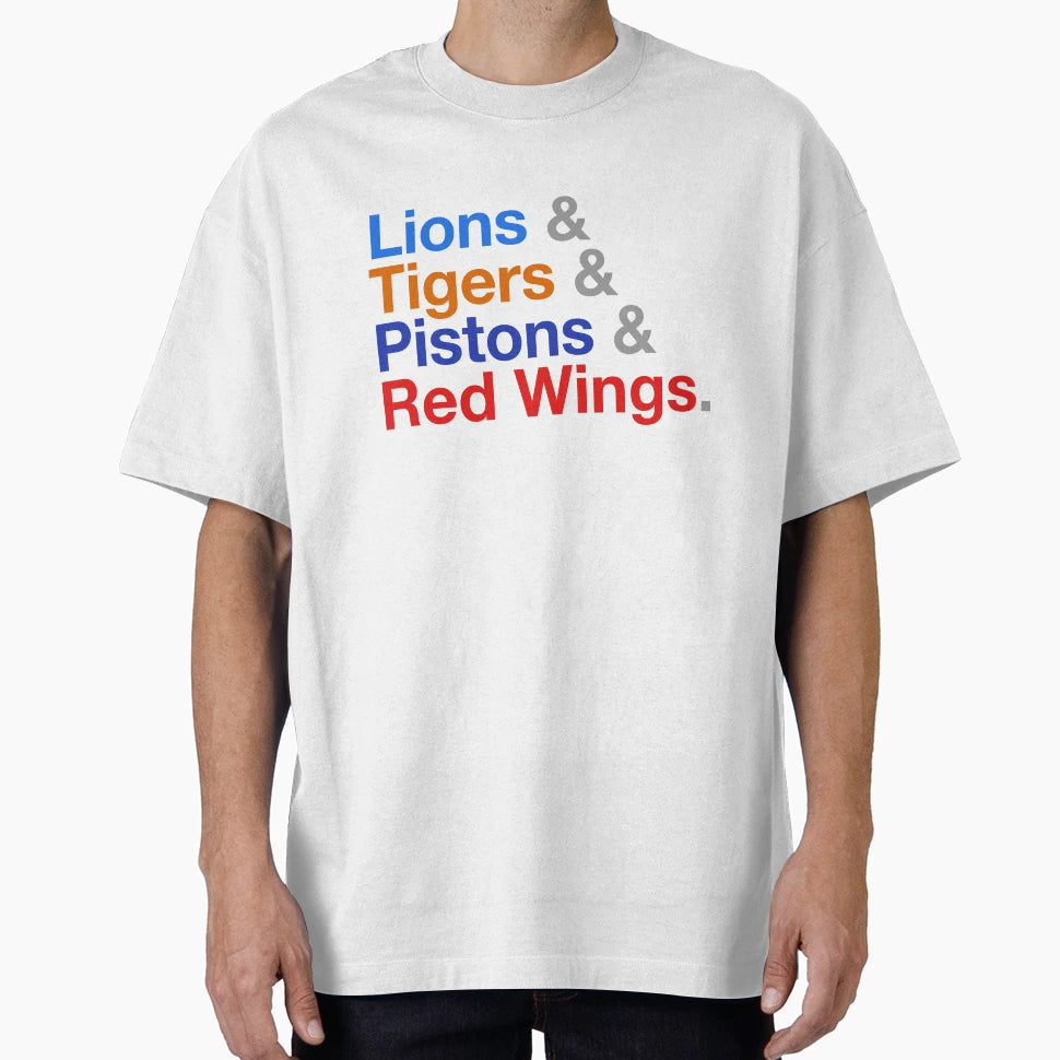 Detroit Sports T-Shirt - Novelty Apparel Unisex - T-Shirt, Sweatshirt, Hoodie