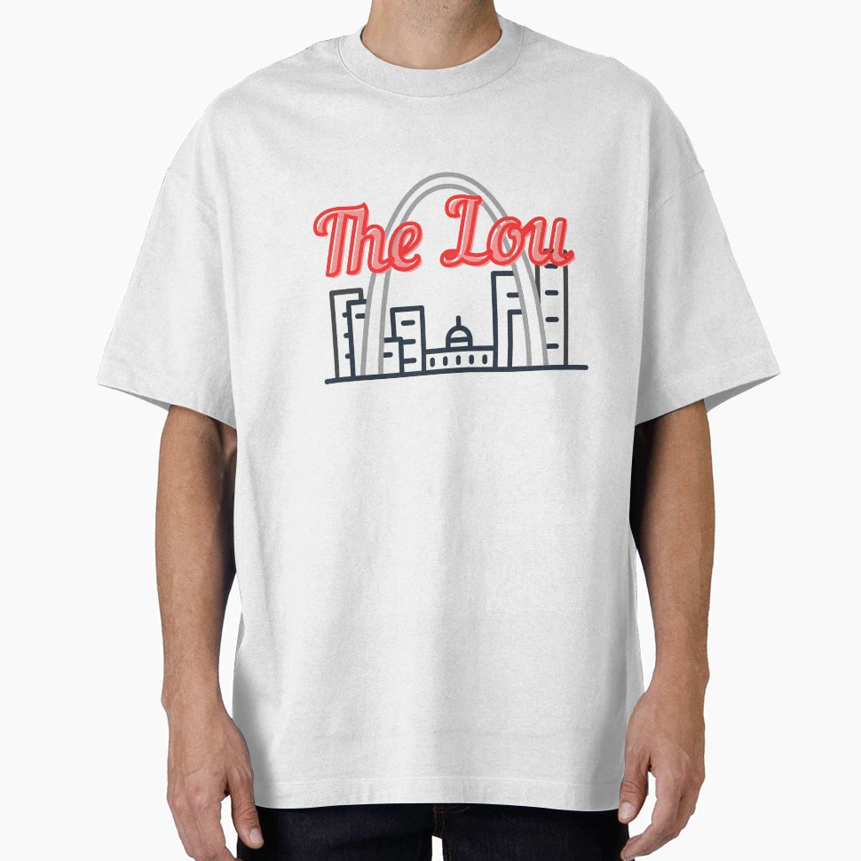 Lou St Louis Skyline Arch Missouri Souvenir T-Shirt - Trendy Graphic Unisex - T-Shirt, Sweatshirt, Hoodie