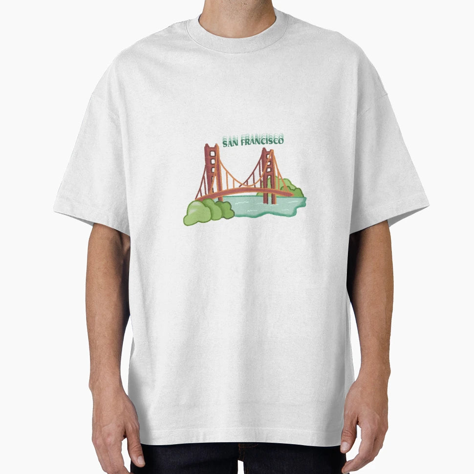 San Francisco T-Shirt - Custom Art Print Unisex - T-Shirt, Sweatshirt, Hoodie