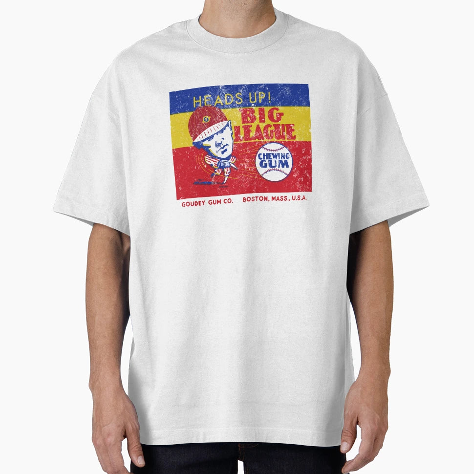 Goudey Heads Up Big League Baseball Cards T-Shirt - Unique Graphic Unisex - T-Shirt, Sweatshirt, Hoodie