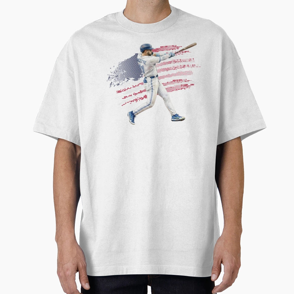 Bo Bichette Watercolor Splatter Baseball T-Shirt - Streetwear Style Unisex - T-Shirt, Sweatshirt, Hoodie