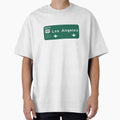 Los Angeles Ca 101 South Highway Sign T-Shirt - Custom Art Print Unisex - T-Shirt, Sweatshirt, Hoodie