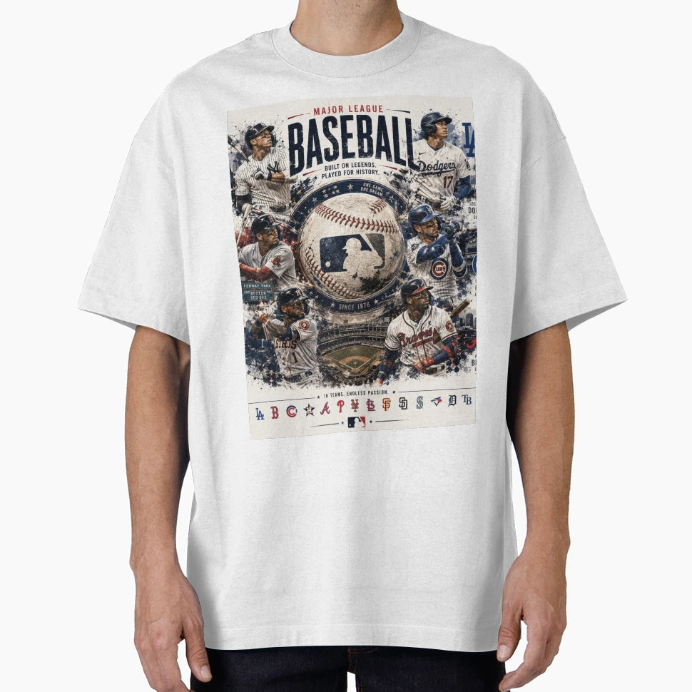 Baseball T-Shirt - Graphic Print Men Women - T-Shirt, Sweatshirt, Hoodie