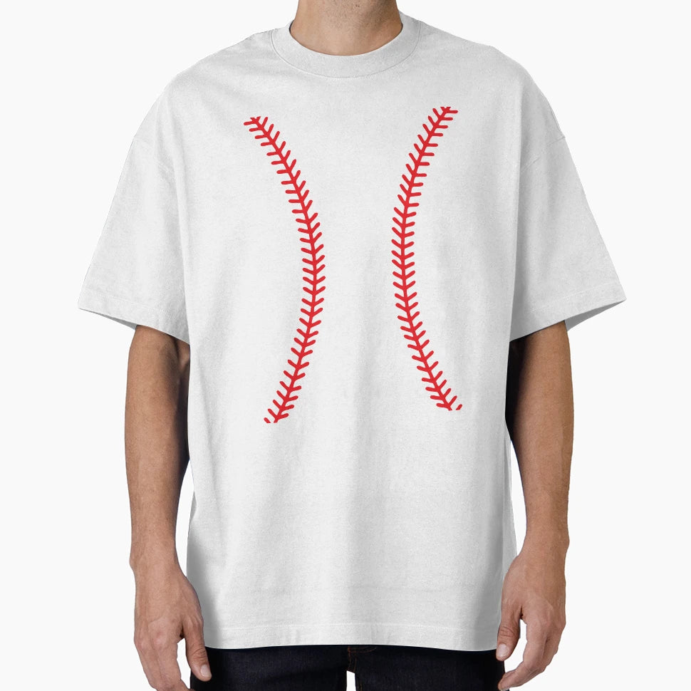 Baseball Stitches Backpack T-Shirt - Minimalist Print Unisex - T-Shirt, Sweatshirt, Hoodie
