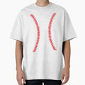 Baseball Stitches Backpack T-Shirt - Minimalist Print Unisex - T-Shirt, Sweatshirt, Hoodie